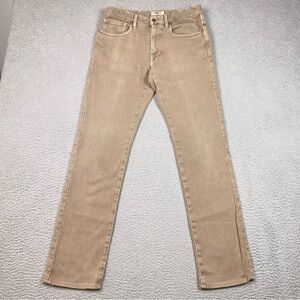 Incotex Ray Regular 5 Pocket Pants Men's Size 31 x 32 Tan Chino Straight Leg